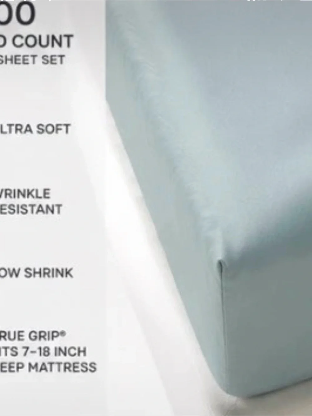 KING 300-Thread Count Sateen Sheet Set -Teal